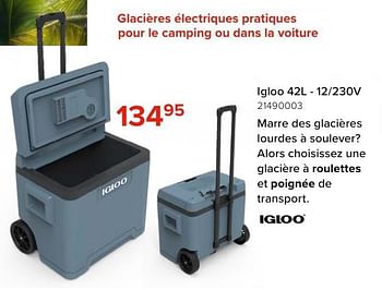 Promoties Glacières électriques pratiques pour le camping ou dans la voiture - Igloo - Geldig van 03/05/2024 tot 09/06/2024 bij Euro Shop