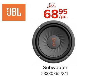 Promotions Jbl subwoofer - JBL - Valide de 03/05/2024 à 09/06/2024 chez Euro Shop