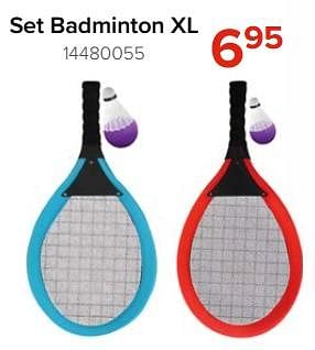 Promoties Set badminton xl - Huismerk - Euroshop - Geldig van 03/05/2024 tot 09/06/2024 bij Euro Shop