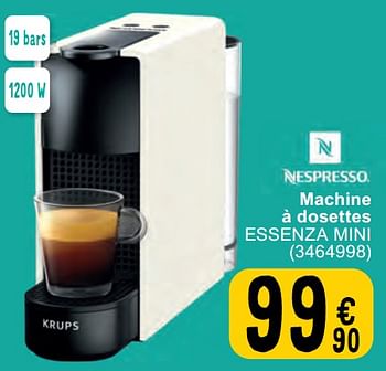 Promoties Krups machine à dosettes essenza mini - Krups - Geldig van 07/05/2024 tot 18/05/2024 bij Cora