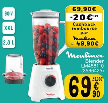 Promotions Moulinex blender lm458110 - Moulinex - Valide de 07/05/2024 à 18/05/2024 chez Cora