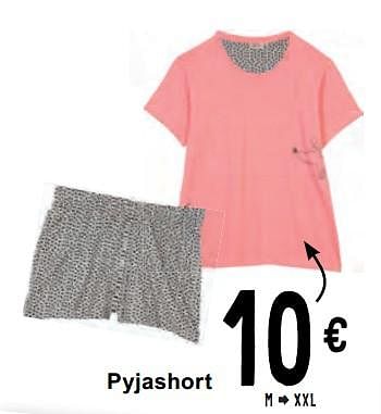 Promoties Pyjashort - Huismerk - Cora - Geldig van 07/05/2024 tot 18/05/2024 bij Cora