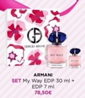 Promotions Armani set my way edp - Armani - Valide de 06/05/2024 à 12/05/2024 chez ICI PARIS XL