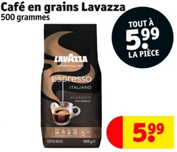 Promoties Café en grains lavazza - Lavazza - Geldig van 07/05/2024 tot 12/05/2024 bij Kruidvat