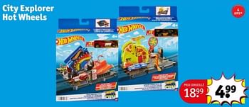 Promoties City explorer hot wheels - Mattel - Geldig van 07/05/2024 tot 12/05/2024 bij Kruidvat
