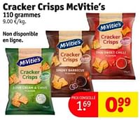 Promotions Cracker crisps mcvitie’s - McVitie's - Valide de 07/05/2024 à 12/05/2024 chez Kruidvat