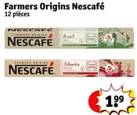 Promotions Farmers origins nescafé - Nescafe - Valide de 07/05/2024 à 12/05/2024 chez Kruidvat
