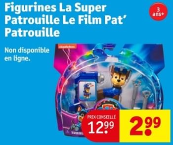 Promotions Figurines la super patrouille le film pat’ patrouille - Spin Master - Valide de 07/05/2024 à 12/05/2024 chez Kruidvat