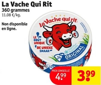 Promotions La vache qui rit - La Vache Qui Rit - Valide de 07/05/2024 à 12/05/2024 chez Kruidvat