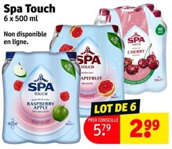 Promoties Spa touch - Spa - Geldig van 07/05/2024 tot 12/05/2024 bij Kruidvat