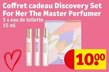 Promoties Coffret cadeau discovery set for her the master perfumer - The Master Perfumer - Geldig van 07/05/2024 tot 12/05/2024 bij Kruidvat