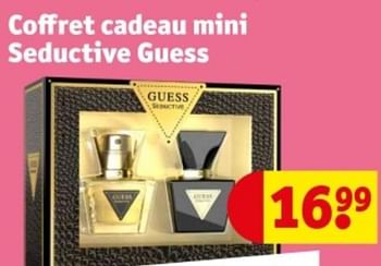 Promotions Coffret cadeau mini seductive guess - Guess - Valide de 07/05/2024 à 12/05/2024 chez Kruidvat