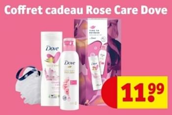 Promotions Coffret cadeau rose care dove - Dove - Valide de 07/05/2024 à 12/05/2024 chez Kruidvat