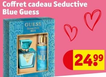 Promotions Coffret cadeau seductive blue guess - Guess - Valide de 07/05/2024 à 12/05/2024 chez Kruidvat