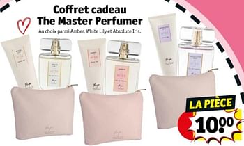 Promotions Coffret cadeau the master perfumer - The Master Perfumer - Valide de 07/05/2024 à 12/05/2024 chez Kruidvat