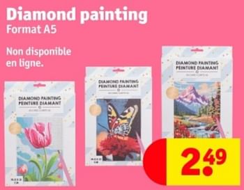 Promotions Diamond painting - Produit maison - Kruidvat - Valide de 07/05/2024 à 12/05/2024 chez Kruidvat
