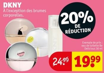 Promoties Eau de toilette be delicious - DKNY - Geldig van 07/05/2024 tot 12/05/2024 bij Kruidvat
