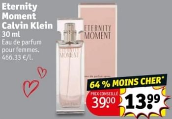 Promotions Eternity moment calvin klein - Calvin Klein - Valide de 07/05/2024 à 12/05/2024 chez Kruidvat