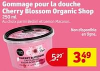 Promotions Gommage pour la douche cherry blossom organic shop - Organic Shop - Valide de 07/05/2024 à 12/05/2024 chez Kruidvat