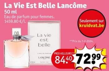 Promoties La vie est belle lancôme - Lancome - Geldig van 07/05/2024 tot 12/05/2024 bij Kruidvat