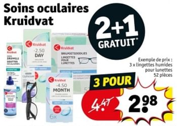 Promotions Lingettes humides pour lunettes - Produit maison - Kruidvat - Valide de 07/05/2024 à 12/05/2024 chez Kruidvat