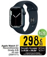Promotions Apple watch s7 - Apple - Valide de 07/05/2024 à 18/05/2024 chez Cora