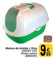 Promotions Maison de toilette + filtre smart cat - Riga - Valide de 07/05/2024 à 18/05/2024 chez Cora