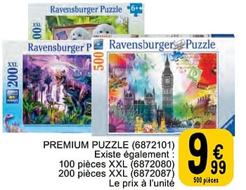 Promoties Premium puzzle - Ravensburger - Geldig van 07/05/2024 tot 18/05/2024 bij Cora