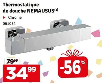 Promotions Thermostatique de douche nemausus - Produit maison - Mr. Bricolage - Valide de 07/05/2024 à 16/05/2024 chez Mr. Bricolage