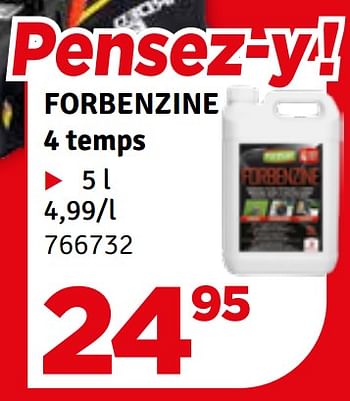 Promoties Forbenzine 4 temps - Forever - Geldig van 07/05/2024 tot 16/05/2024 bij Mr. Bricolage