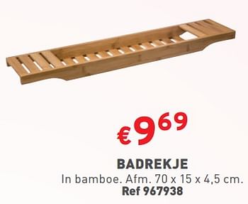 Promoties Badrekje - Huismerk - Trafic  - Geldig van 08/05/2024 tot 11/05/2024 bij Trafic