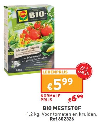 Promoties Bio meststof - Compo - Geldig van 08/05/2024 tot 11/05/2024 bij Trafic