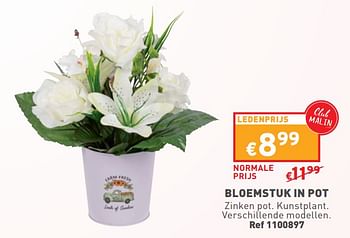 Promoties Bloemstuk in pot - Huismerk - Trafic  - Geldig van 08/05/2024 tot 11/05/2024 bij Trafic