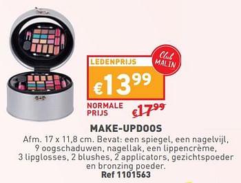 Promoties Make-updoos - Huismerk - Trafic  - Geldig van 08/05/2024 tot 11/05/2024 bij Trafic