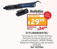 Stylingborstel babyliss midnight luxe airstyler as84pe-Babyliss