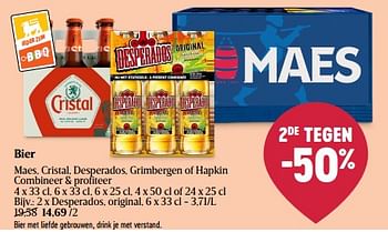 Promoties Bier desperados, original - Desperados - Geldig van 08/05/2024 tot 15/05/2024 bij Delhaize