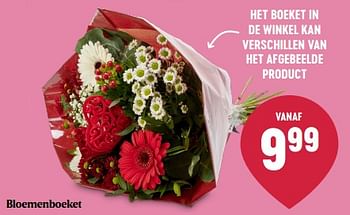 Promoties Bloemenboeket - Huismerk - Delhaize - Geldig van 08/05/2024 tot 15/05/2024 bij Delhaize