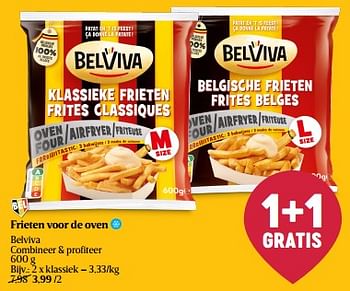Promoties Frieten voor de oven klassiek - Belviva - Geldig van 08/05/2024 tot 15/05/2024 bij Delhaize