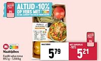 Promoties Maaltijdbox fusilli salsa rossa - Huismerk - Delhaize - Geldig van 08/05/2024 tot 15/05/2024 bij Delhaize