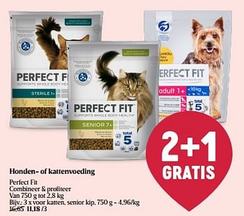 Promoties Voor katten, senior kip - Perfect Fit  - Geldig van 08/05/2024 tot 15/05/2024 bij Delhaize