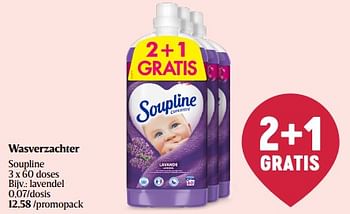 Promotions Wasverzachter lavendel - Soupline - Valide de 08/05/2024 à 15/05/2024 chez Delhaize