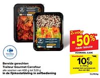 Promoties Scampi met currysaus en duo van rijst - Huismerk - Carrefour  - Geldig van 08/05/2024 tot 14/05/2024 bij Carrefour