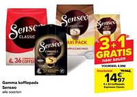 Promoties Koffiepads senseo espresso classic - Douwe Egberts - Geldig van 08/05/2024 tot 14/05/2024 bij Carrefour