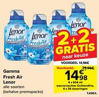 Promoties Wasverzachter ochtendfris - Lenor - Geldig van 08/05/2024 tot 14/05/2024 bij Carrefour