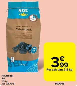 Promoties Houtskool sol - Sol - Geldig van 08/05/2024 tot 14/05/2024 bij Carrefour