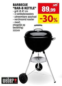 Barbecue bar-b kettle-Weber