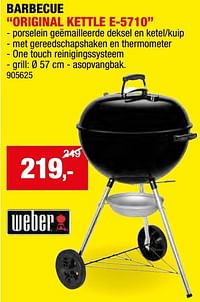 Barbecue original kettle e-5710-Weber