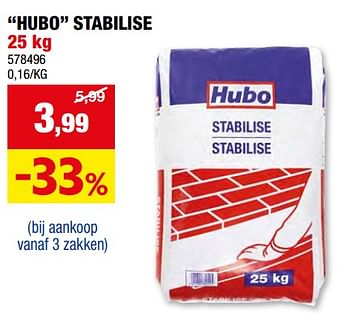 Promotions Hubo stabilise - Produit maison - Hubo  - Valide de 08/05/2024 à 19/05/2024 chez Hubo