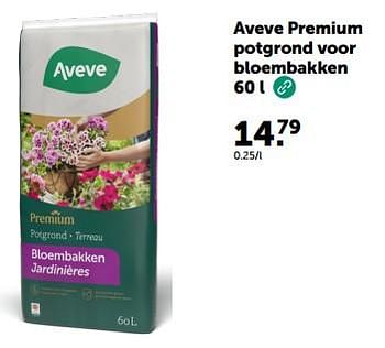 Promotions Aveve premium potgrond voor bloembakken - Produit maison - Aveve - Valide de 08/05/2024 à 19/05/2024 chez Aveve