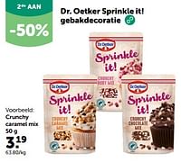 Promoties Crunchy caramel mix - Dr. Oetker - Geldig van 08/05/2024 tot 19/05/2024 bij Aveve